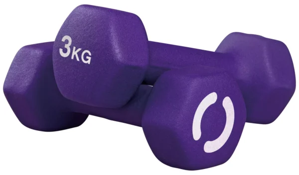 Opti Neoprene Dumbbell Set - 2 x 3kg