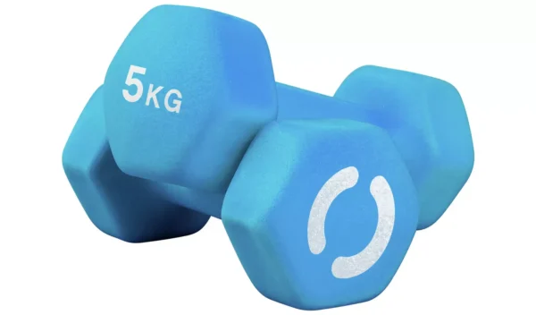 Opti Neoprene Dumbbell Set - 2 x 5kg